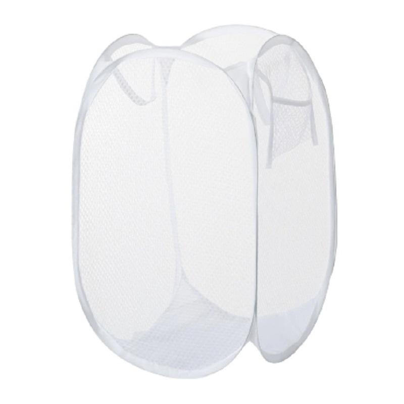 Foldable Hand-Held Laundry Basket Dirty Clothes Storage Grid Basket Household Organizer for Clothes Home Storage Toy Basket