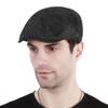 Flat Top Men Beret Woolen Dad Visor Casual Newsboy Cap  Outdoor