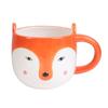 Les Trésors De Lily [A2272] - Ceramic Mug 'Fox' Orange - 10x10 Cm (40 Cl)