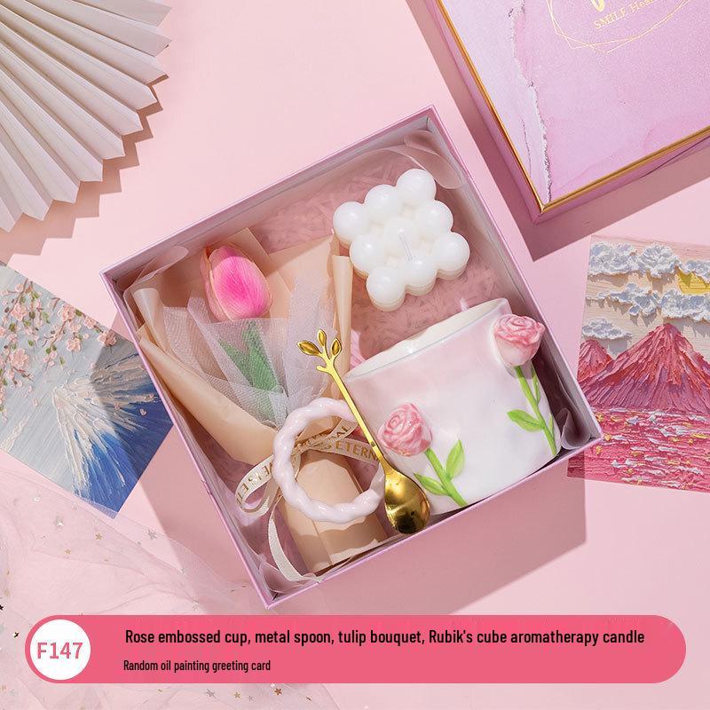 Women s Day Gift Set with Mug and Aroma