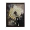 Goldene Pusteblume Goldene Pusteblume, 40X50 cm, Goldener Aluminiumrahmen, Mattes Papier 230 g/m²