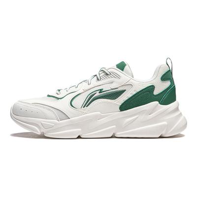 Li Ning Yunhai Versatile Retro Dad Shoes Thick Sole Height Increasing Shock Absorption Non-Slip Wear-Resistant Support Casual Shoes AGCT427-1