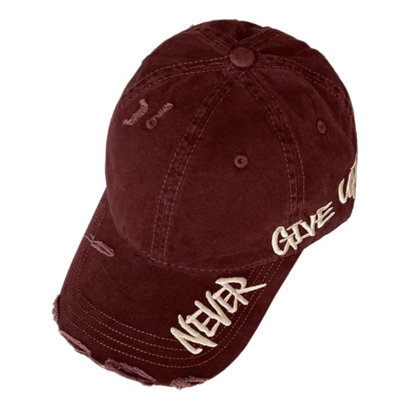 Couple Letter Embroidered Baseball Caps, His and Hers Matching Caps, Street Fashion Sunshade Hat