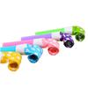 6cm Polka Dot Paper Blowout Whistles for Children's Birthday Party