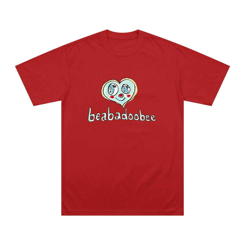 T-shirt Beabadoobee Heart Eyes pour homme et femme, style hip-hop, pop, décontracté, en coton, manches courtes, coupe ample, streetwear