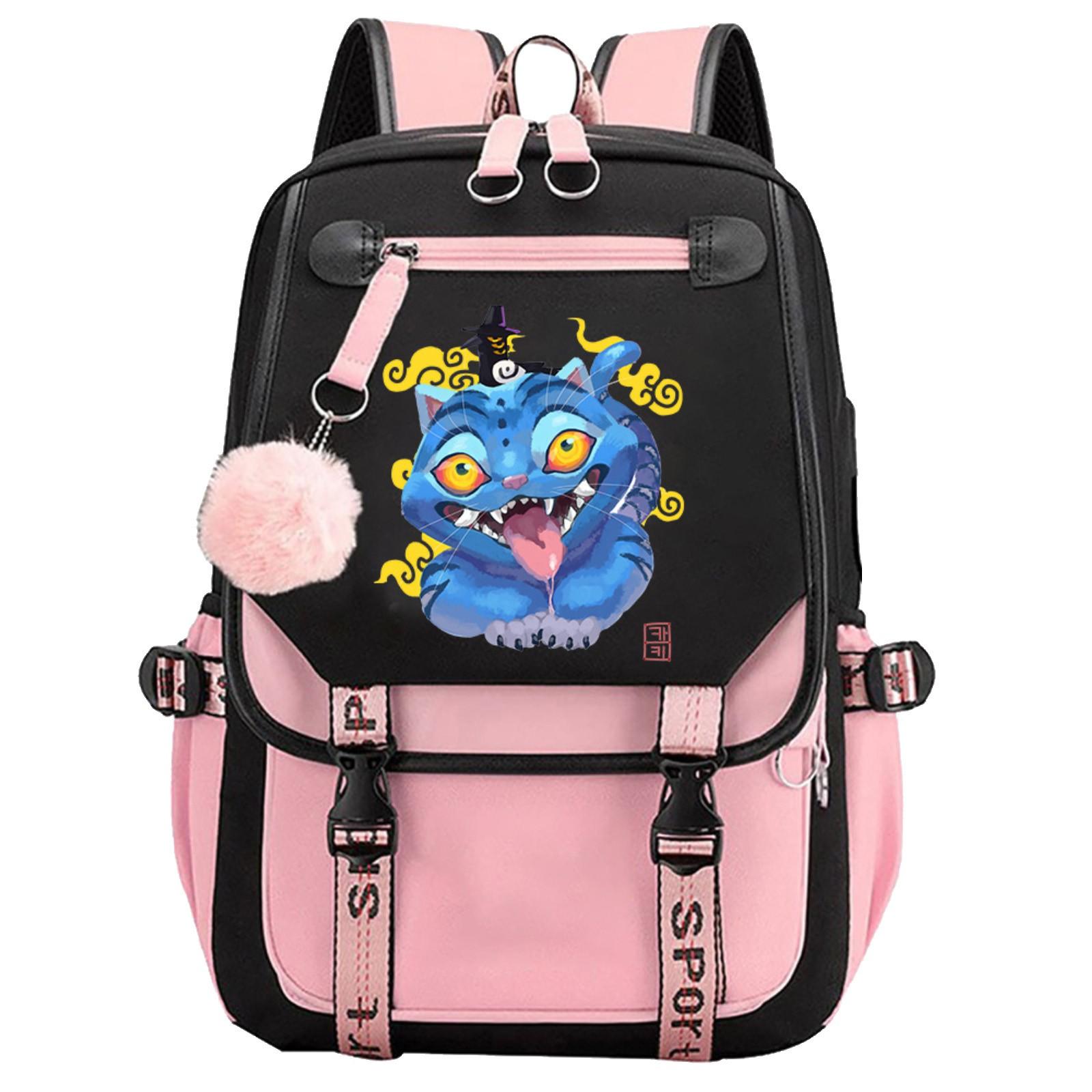 

Backpack, Back To School, Cartoon Cute Travel Backpack Print Peripheral Double-shoulder Backpack For Teenagers, Students, Boys And Girls One Size
