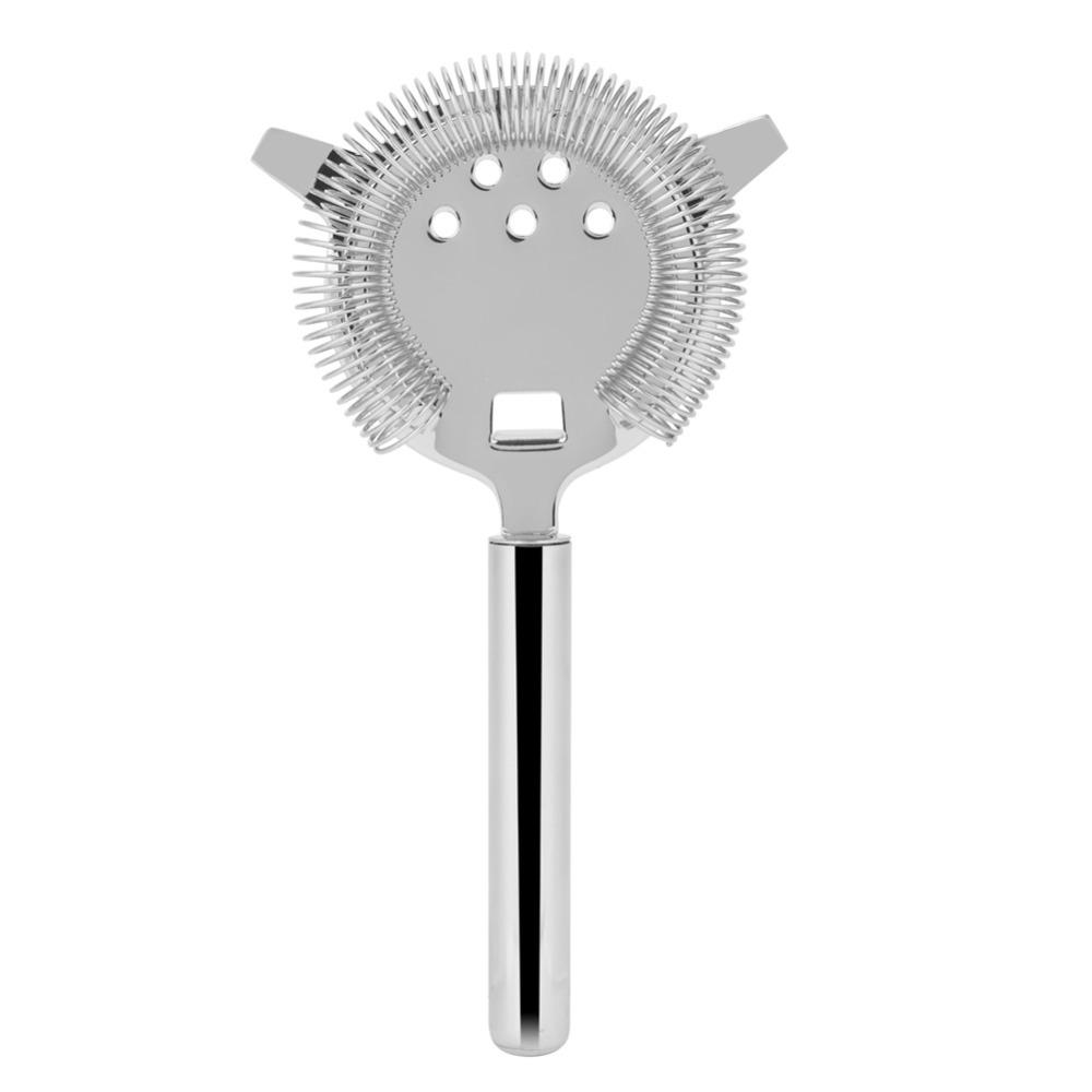 Stainless Steel Cocktail Strainer High-Density Spring Filter Bar Tool Drink Strainer Party