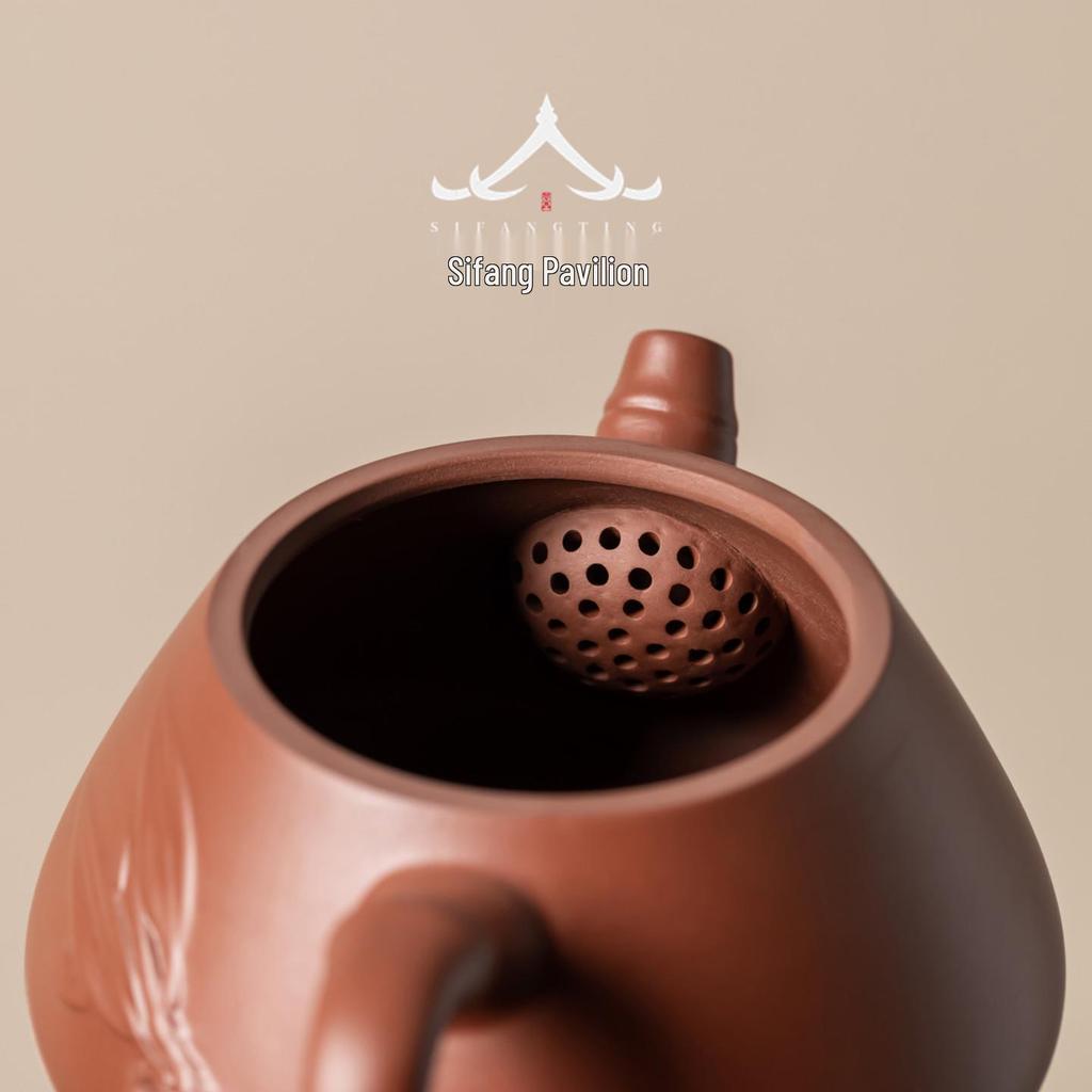 Handmade Yixing Zisha Shi Piao Teapot for Gongfu Tea, Single-Person Use, High-End Artist Design