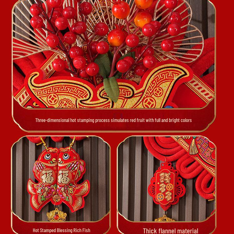 Fu Chinesischer Knoten Anhänger 2025 Neujahr Einzugsdekoration