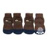 4Pcs Pet Socks Anti-Slip Comfortable Elastic Dog Shoes Winter Soft Warm Pet Paw Protector Pet Supplies