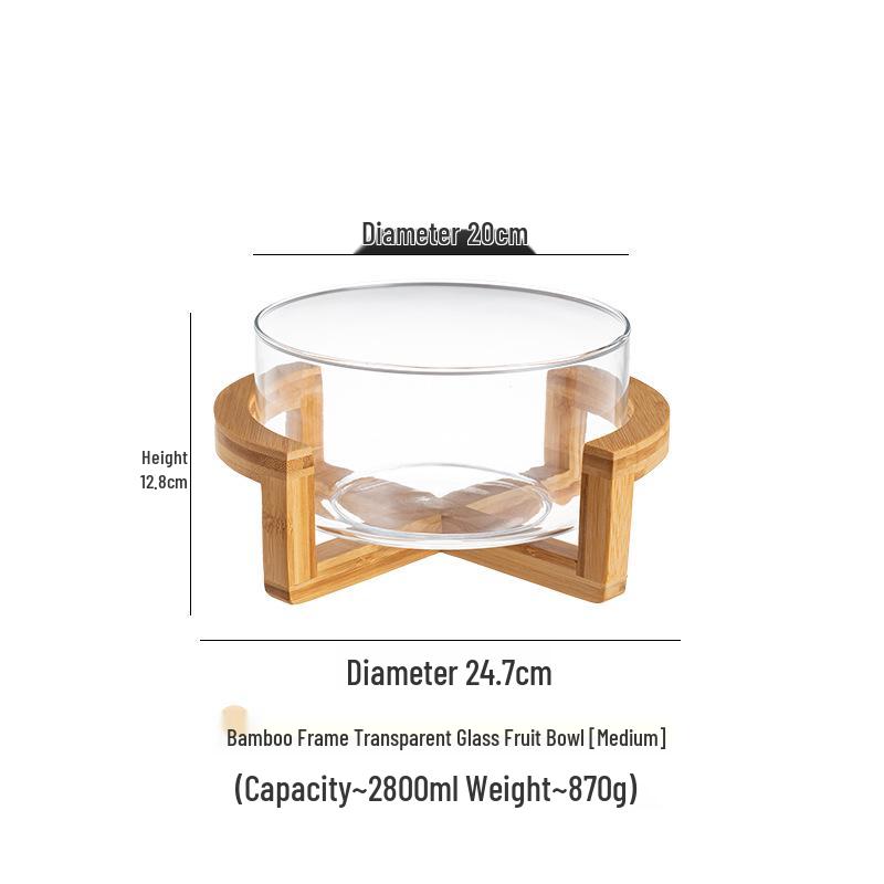 Japanese Glass Fruit & Salad Plate for Home