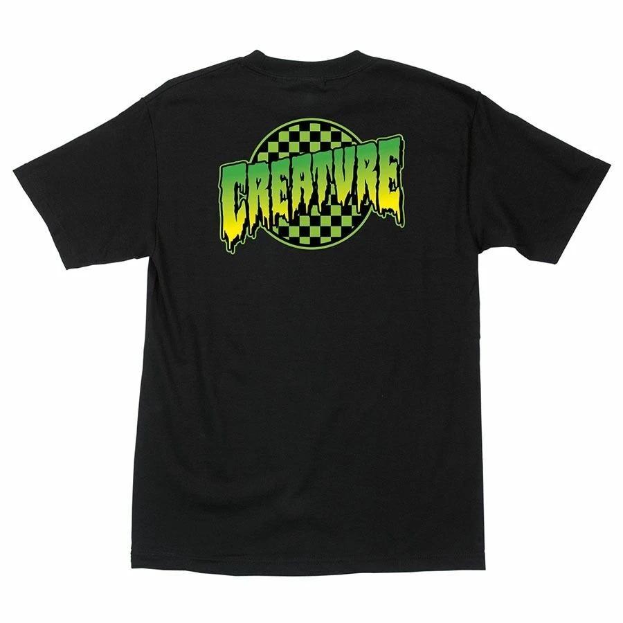 Creature GO HOME Skateboard T Shirt BLACK
