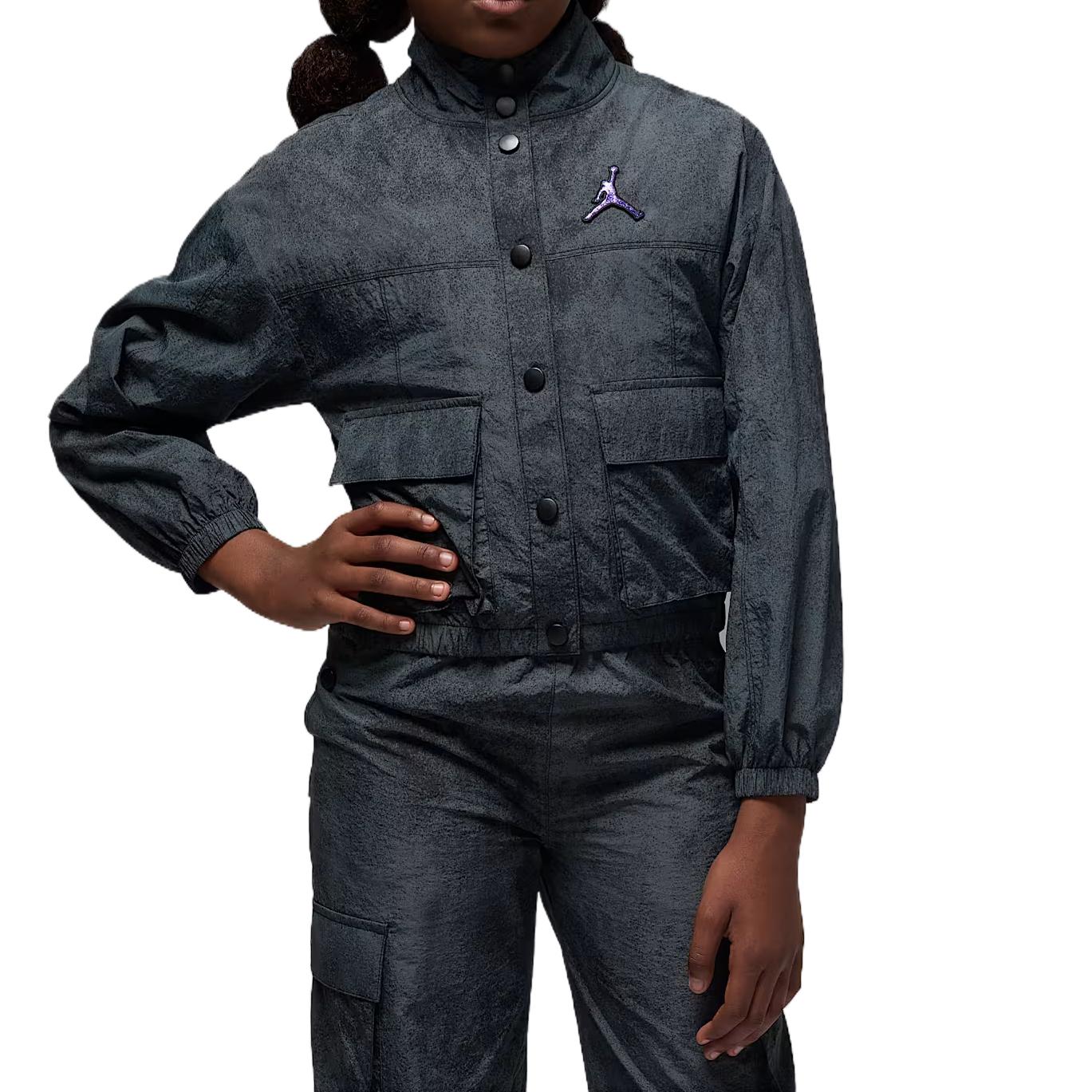 Jordan Jacket FW25 Blue Jeans And Bling Kids 45F196-023 L