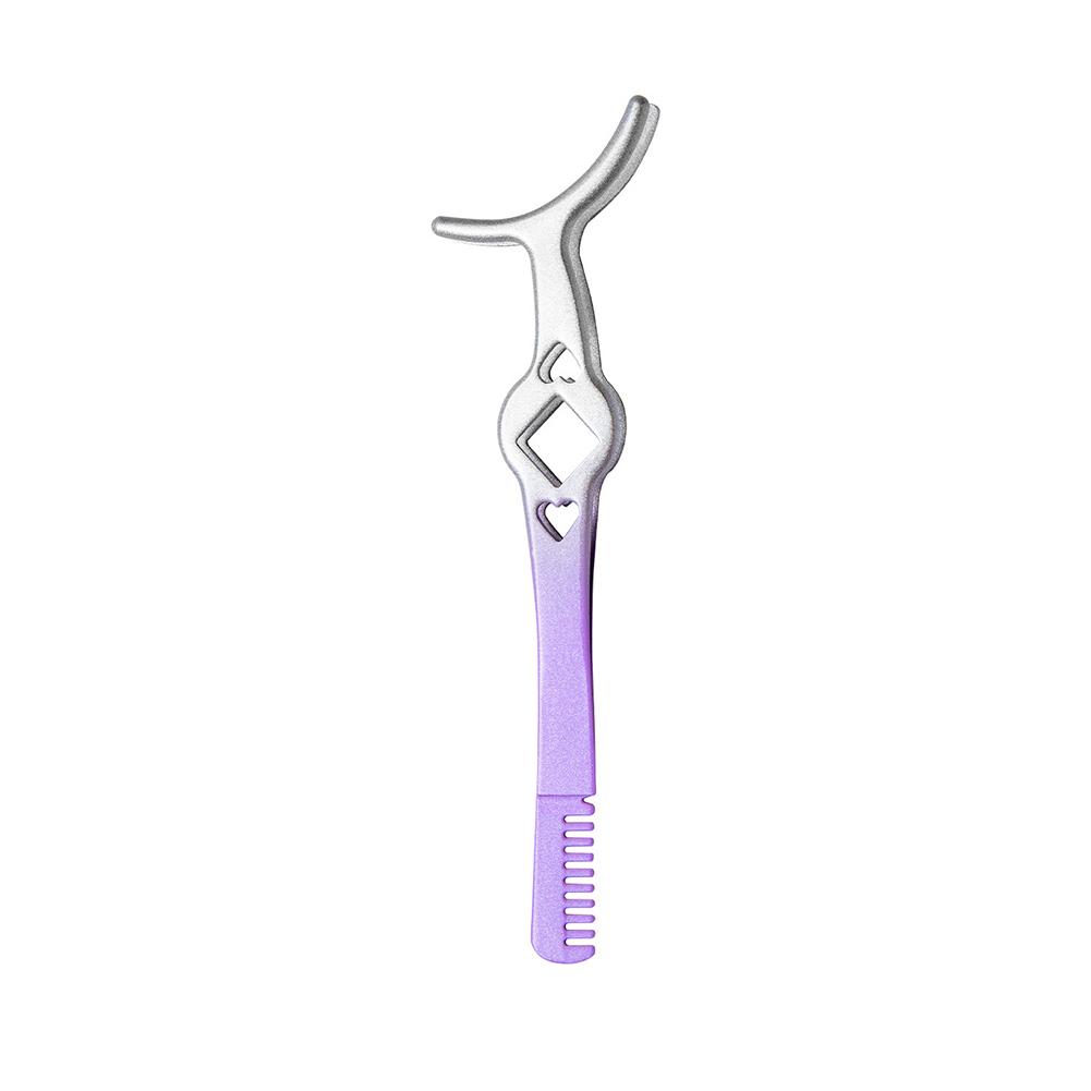 Stainless Steel Gradient False Eyelash Tweezer Portable Convenient False Eyelash Auxiliary Tweezers Beauty Makeup Tool