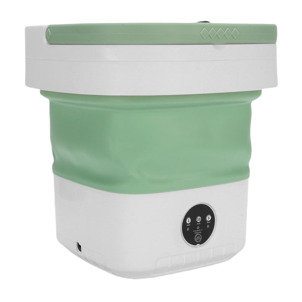 Portable Mini Washing Machine Small Clothes Foldable Laundry Machine with 3 Cleaning Modes for Hotel Home Apartment