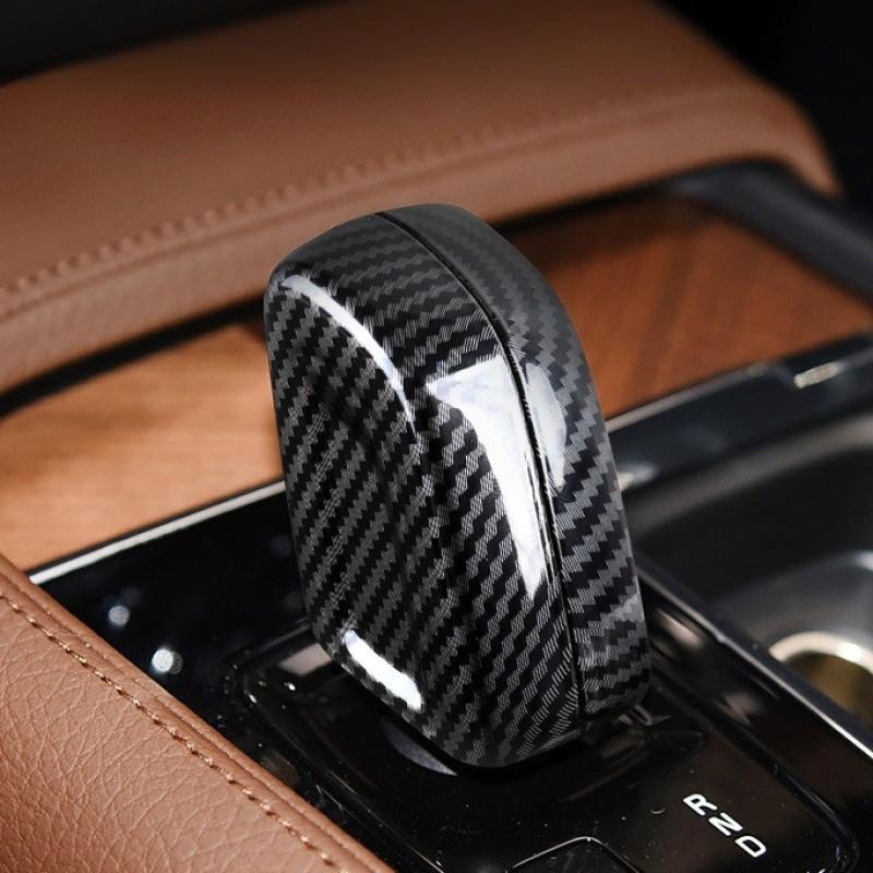 For Volvo XC40 XC60 XC90 S90 2020-2025 ABS Car Console Gear Shift Knob Head Protection Trim Shift Gear Trim Auto Accessories