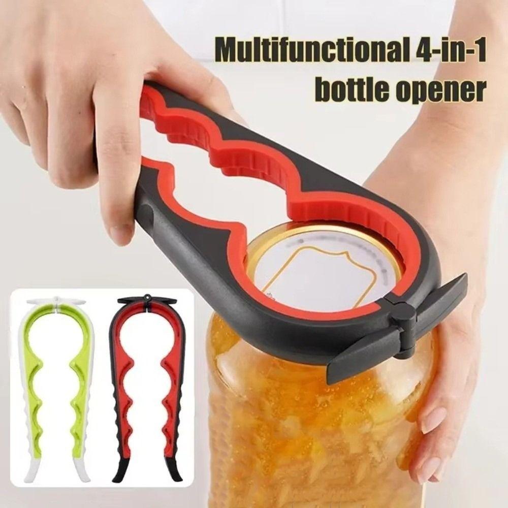 4 In 1 Bottle Wrench Labor-saving Can Lid Remover Kitchen Gadget Bottle Cap Twister  Everyday Use