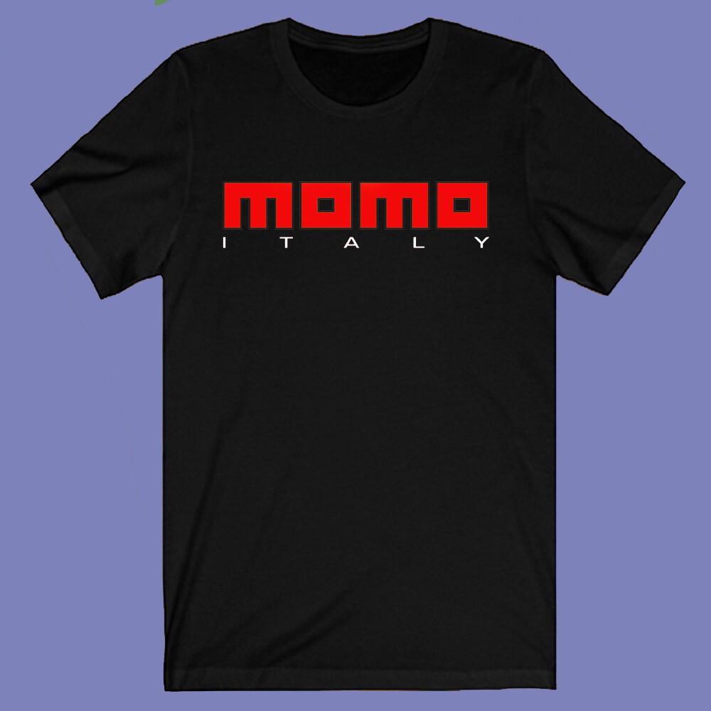 Momo Wheel Men s Black T-shirt S-4XL Unisex T-Shirt XXL