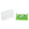Multifunctional Needle Threaders Double Hole Design 2.6x4.4x7.2cm 1.0x1.7x2.8in Plastic Embroidery Needle Threader Green