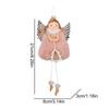 Christmas Angel Girl Doll Pendant Xmas Tree Hanging Pendants Angel Girl Plush Toy Christmas Home Decoration Kids Gifts