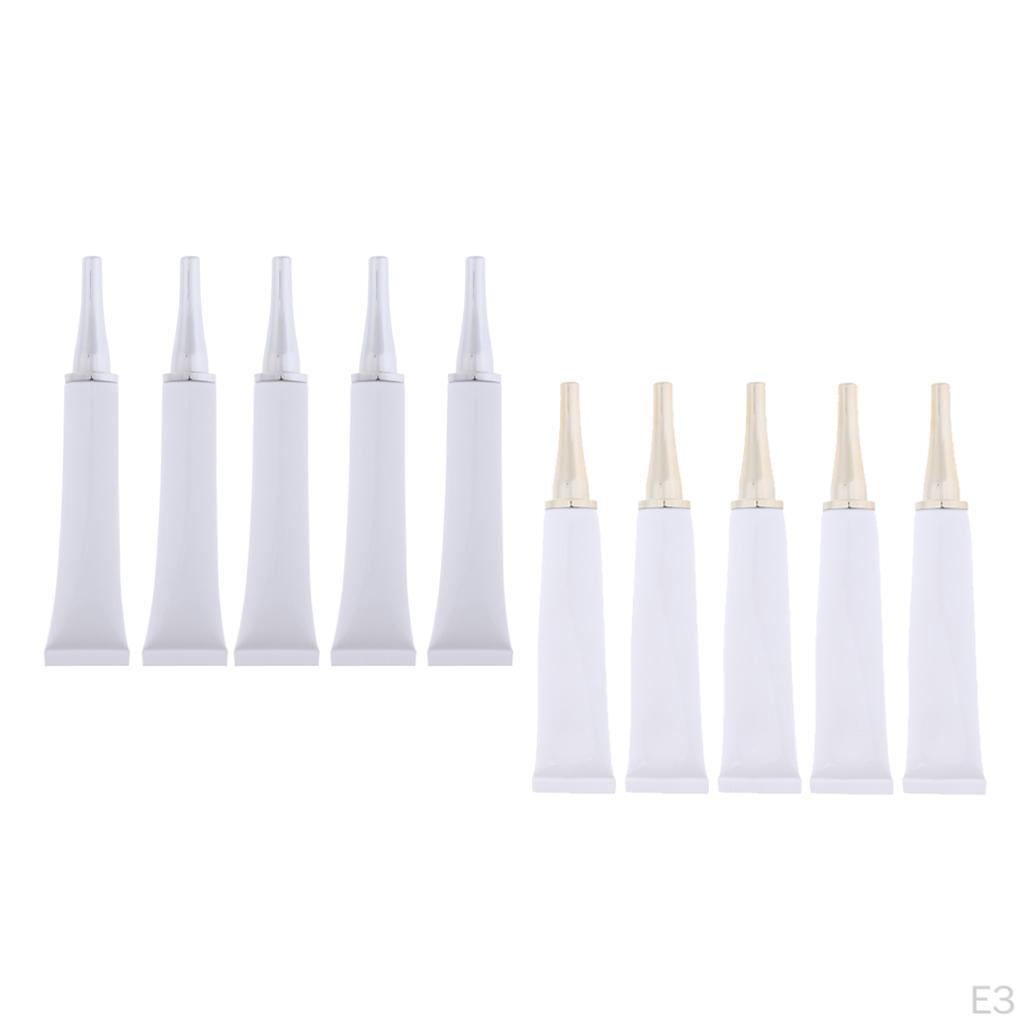 5 Pieces, 20ML, Clear Empty Refillable Plastic Tubes Bottle Packing Bottles, Bottle,