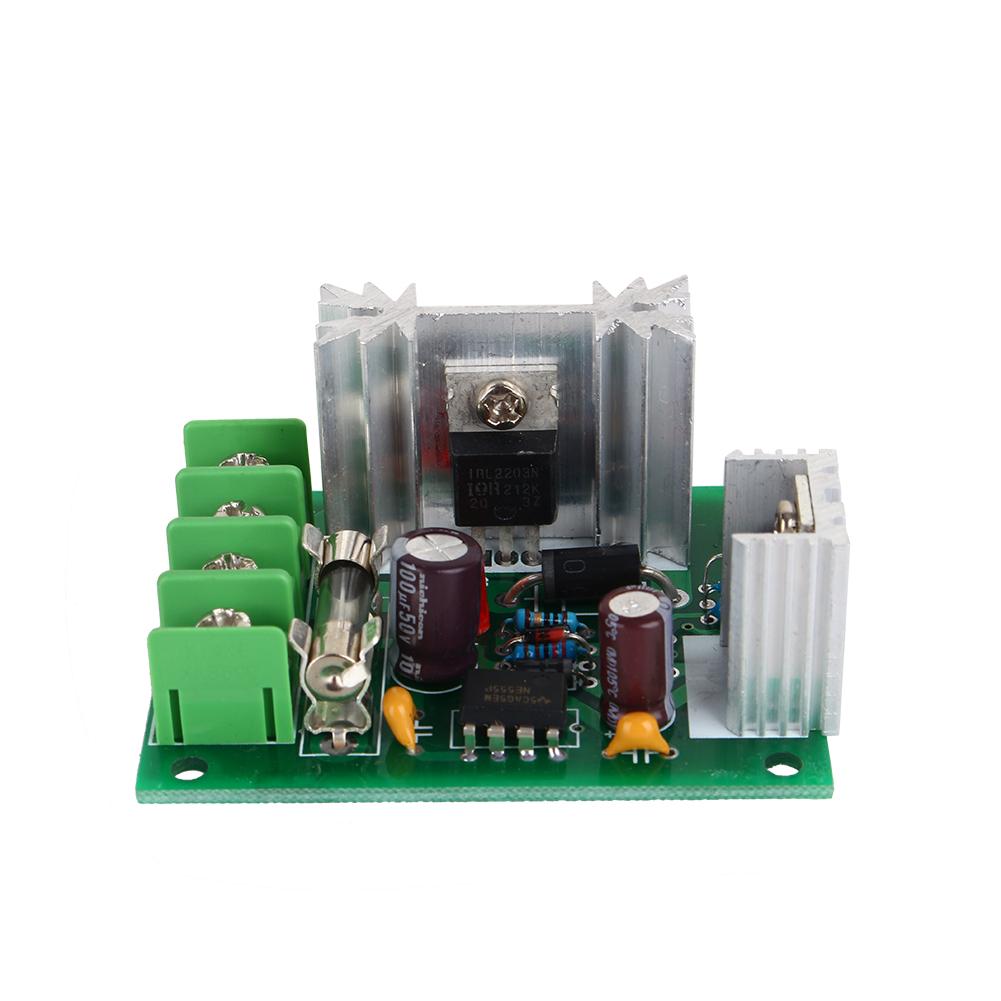 Pulse Width PWM DC Motor Speed Controller 12V24V30V 120W Universal Controller Switch With Fuse