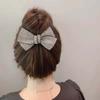 Diamond Bow Hair Ring Japanese Wavy Hair Tie Shiny Head Flower Tie Hair Rubber Band Korean Girl Women Head Rope