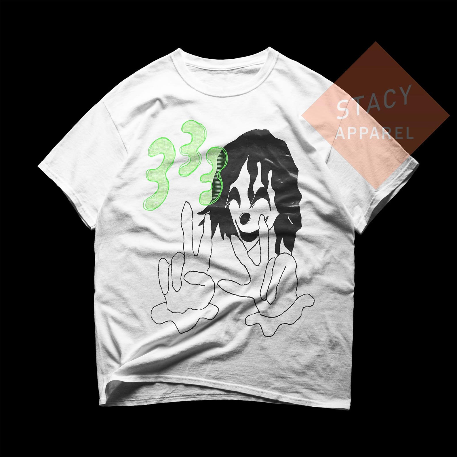Limited Edition Bladee 333 T-Shirt - Unisex Heavy Cotton L