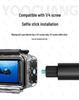 Magnetic Waterproof Case for DJI Action 6: 60m Deep Underwater Protective Cover with Vertical & Horizontal Quick Release