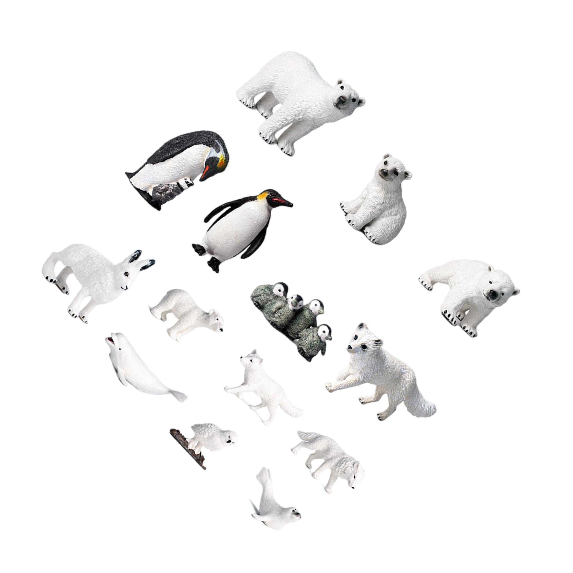 Educational Arctic Animals Toy Figures Childrens Focus With Realistic Details Artic Animals Figurines Sturdy