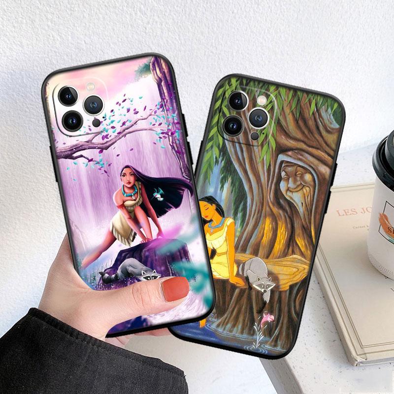 CJ41 Disney Pocahontas Soft Shell Phone Case for Redmi Note 10 11 12 Pro Max 10S 10C 10T 11A 11S 12S 12C