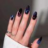 Chasing Light Cat Eye Wearing Nail Removable Medium and Long Oval Nail Piece Love Nail Piece Nail Piece Nail Piece 24 Pieces