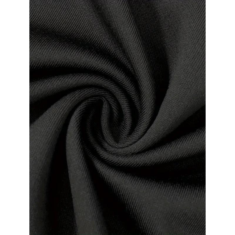 Europäische Größe Damen Leo-Print Blumen-Grafik-T-Shirt - „Small Town “Design, Lässiger Rundhalsausschnitt, Schwarzes Sommeroberteil für Freizeitkleidung, Damen T-Shirts