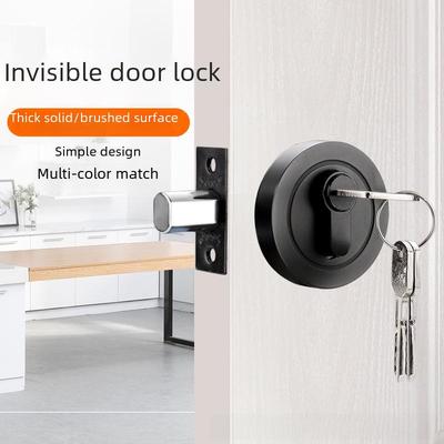 Serrature per porte boutique invisibili: Nascosto, Interno, Ausiliario, Stanza, Legno, Canale, Testa Piatta e Opzioni Catenaccio