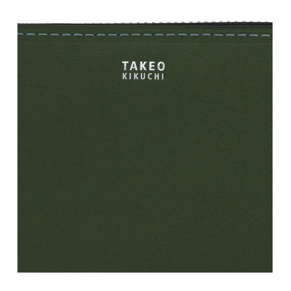 Long Wallet Genuine Leather 728616 Max Round Zipper Large Capacity Card Storage Cowhide Italian Leather Navy [Takeokikuchi] Men's [07]