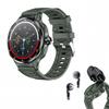 Cross-border Large Screen TWS Smartwatch with Semi-In-Ear Bluetooth Earbuds 2-in-1 Sports BT5.3 D11 Music Call