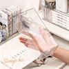 1pc transparent desktop acrylic stackable stationery and cosmetics storage box drawer style hair accessories jewelry organizer
