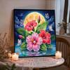 Flowers and Butterflies Full 5D DIY Pearl Gem Art Diamond Painting Kits for Adults/Beginners Gift Idea Home Decor 11.81x11.81in