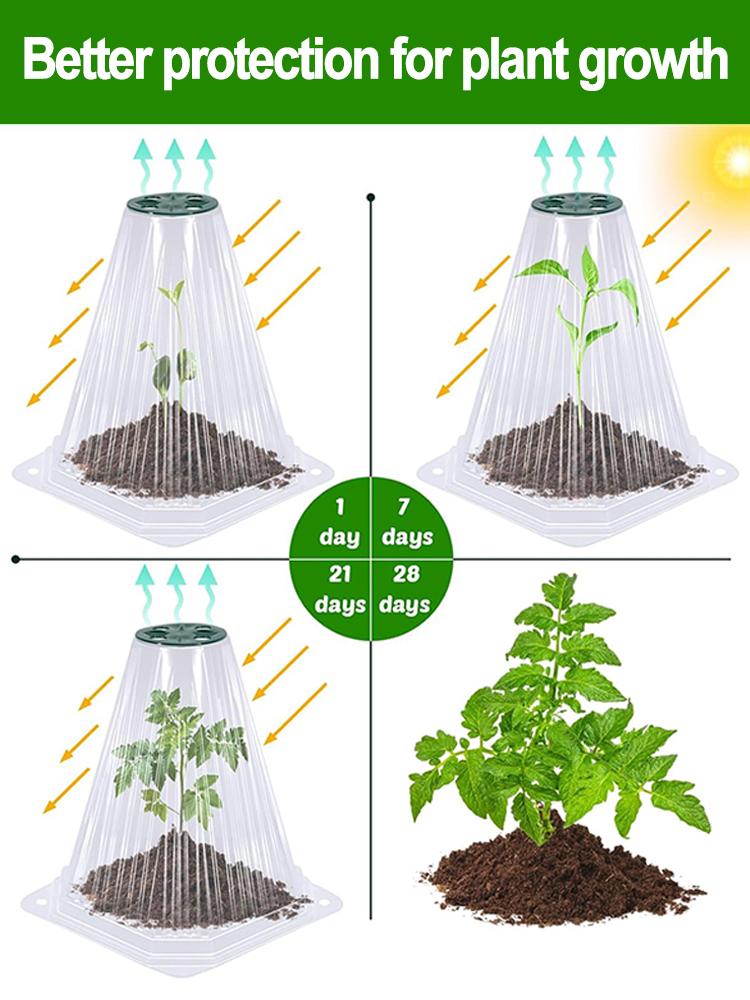 10-20PCS Plant Garden Protective Cover Reusable Plant Cover, Protected From Insects And Frost Weather Plant Protection Covers