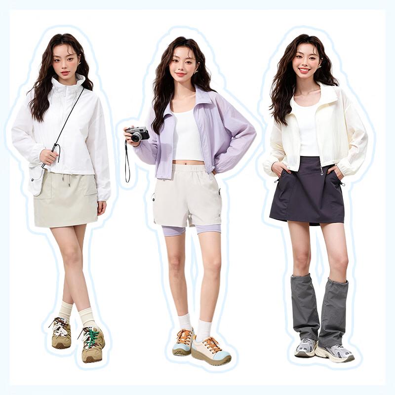 Veste courte à revers protection UV style MJ pour femme