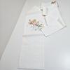 Used H-910 Nagoya obi Made in Nagoya, synthetic fiber, 9 dimensions, peony, chrysanthemum, flower pattern