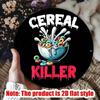 Vintage Metal Tin Sign Cereal Killer 8x12 Inch Retro Wall Art Plaque Farmhouse Kitchen Bar Cafe Garage Decor