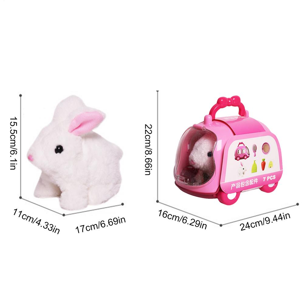 Realistic Cat Stuffed Animal Electric Plush Interactive Toy Figures Realistic Stuffed Animals Walking Barking Toy Purring Cat розовый