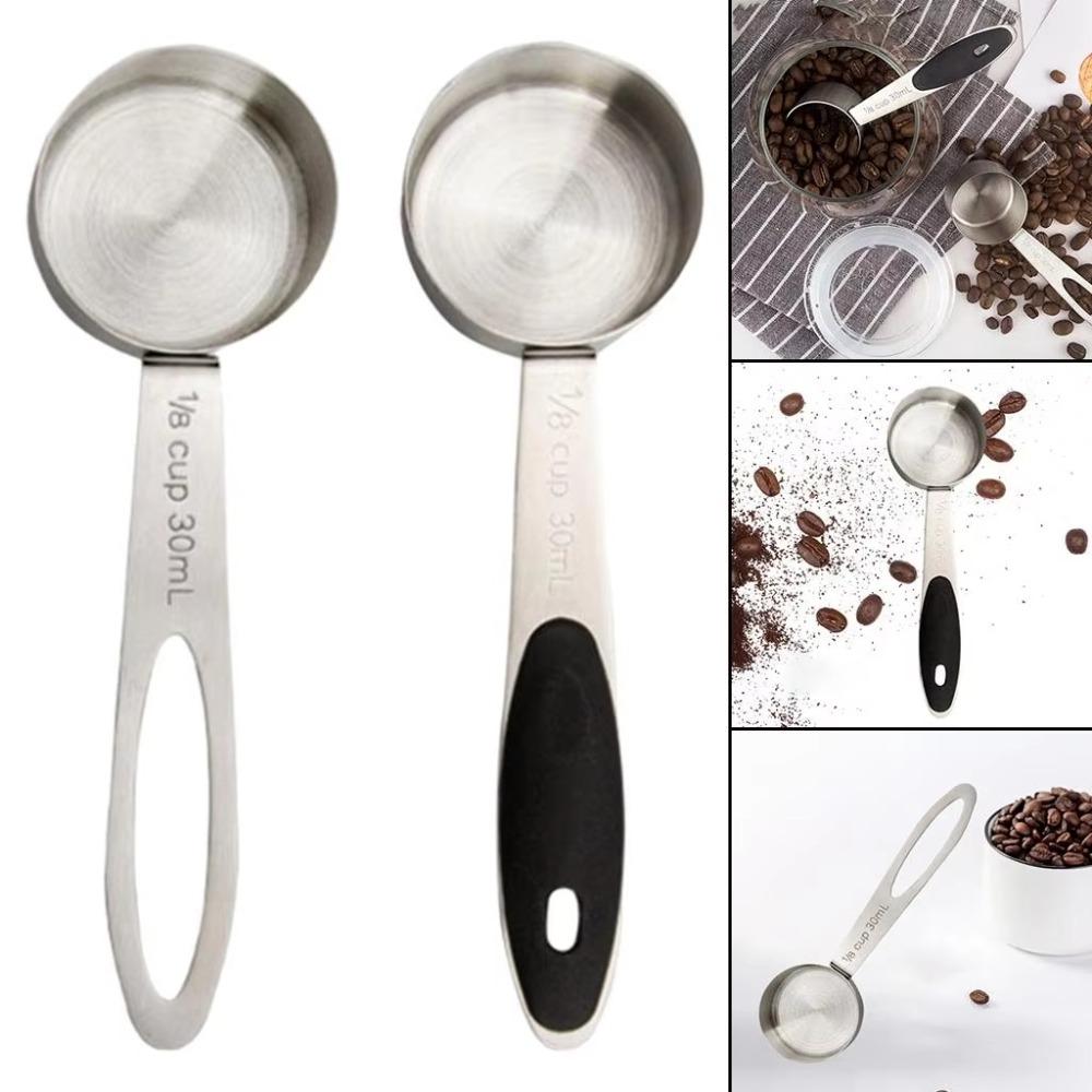 30ml Coffee Spoon 304 Stainless Steel Coffee Scoop Durable Measuring Spoon  Cafe Supplies