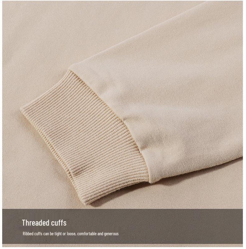 Men's Fleece-Lined Youth Pullover - Loose Fit Autumn/Winter Casual Top
