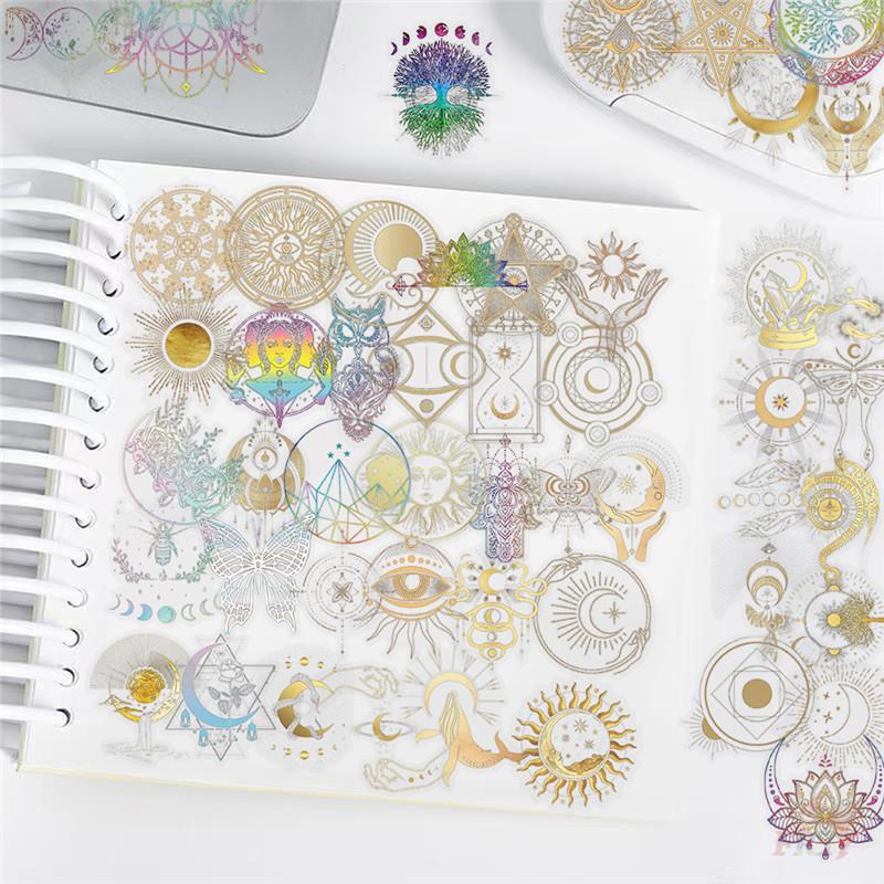 50Pcs/Set Golden Culture & Custom Series 01 PET Stickers Waterproof DIY Fashion Doodle Decals Stickers
