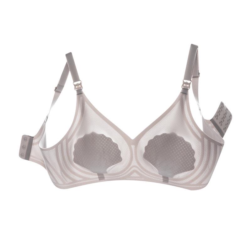 Summer Thin Front-Opening Nursing Bra - Breathable Maternity Underwear
