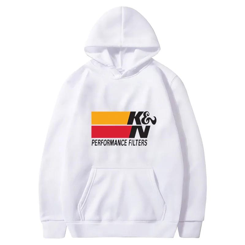 New K&N High-performance Air and Oil Filter, Air Intake, Printed Hoodie, Men's Harajuku Comical Street Wear, Men's Warm Coat