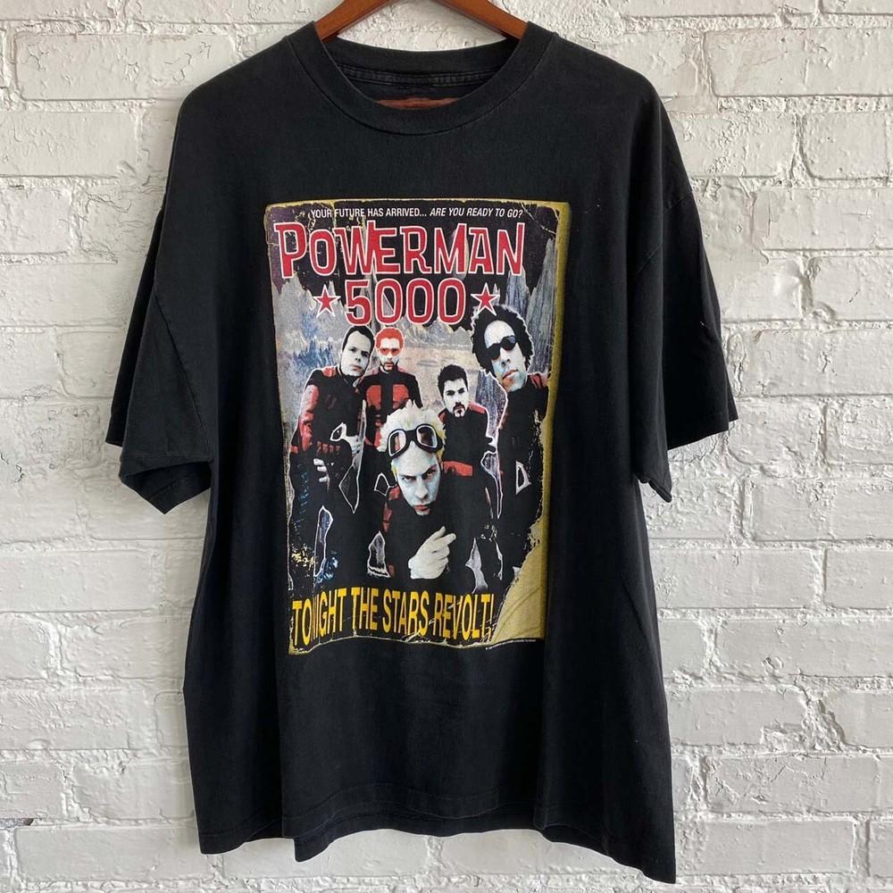 С Рождеством Powerman 5000 Футболка Хлопок Подарок для Фаната BT535 Унисекс Футболка S