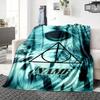 Custom Name "Harry Potter White Owl" blanket for Couch & Bed, Plush Cozy Fuzzy Blanket Super Soft & Warm Blankets for Fall and Winter. 0908105